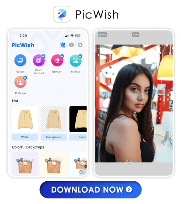 PicWish: بهترین هوش مصنوعی برای روتوش سلفی‌ها